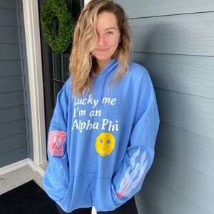 Lucky Me Alpha Phi sweatshirt